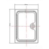 Coin Door with recess for coin acceptor small
