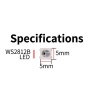 LED strip 60LEDs / m WS2812b