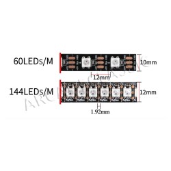 LED Streifen 60LEDs/m WS2812b